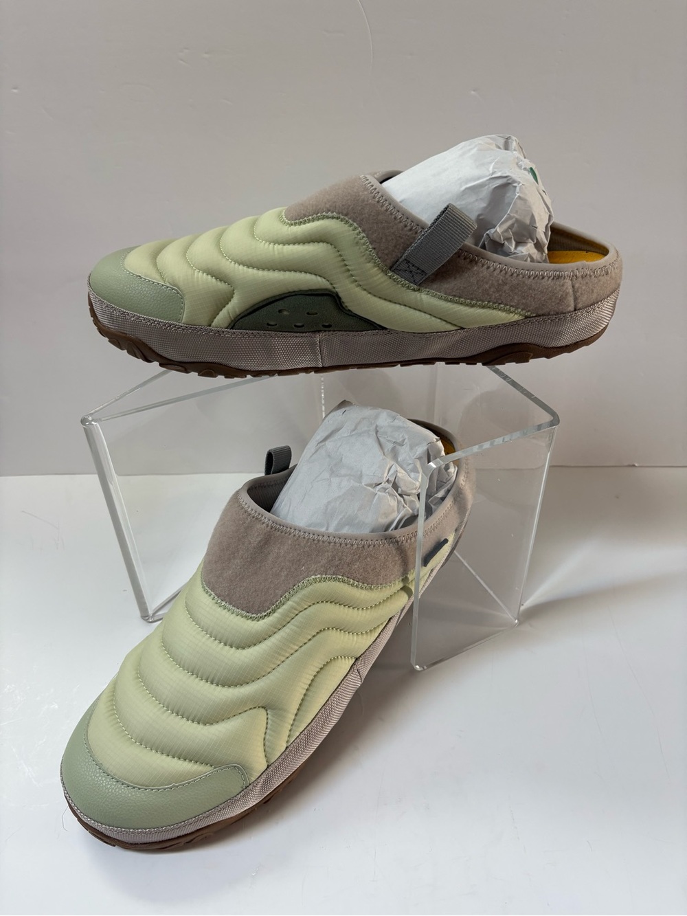 Teva ReEmber Terrain Quilted Mules Women’s 15/Men’s 13 Sage Dream NWT
